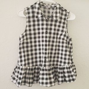 Marled Collared Blouse